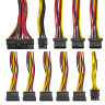 Блок питания 350W EXEGATE 350PPE ATX, APFC, PC, КПД 80% (80 PLUS), 12cm fan, 24pin, (4+4)pin, PCI-E, 5xSATA, 3xIDE, black, кабель 220V в комплекте EX284666RUS